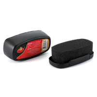 Kit d'entretien des chaussures à brillance instantanée efficace avec éponge rapide pour polir les chaussures en cuir, application rapide et facile du nettoyant pour chaussures