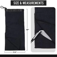 Sac de rangement portable multifonction pour accessoires de golf, pour le nettoyage des balles et des clubs de golf, pour le sport et l'extérieur