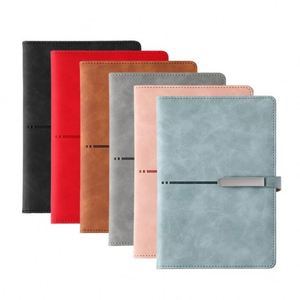Economy Wholesale Custom A5 B5 Leather Notebooks With Logo for Work School <b>Journaling</b> - Product Image 1