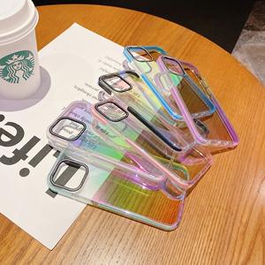 Funda Minimalista Delgada para <span class=keywords><strong>iPhone</strong></span> 15 Pro, Acrílico TPU Antideslizante, Recubrimiento de Color, Anti-caídas, Anti-arañazos, Agarre Cómodo, Protección Diaria - Product Image 1