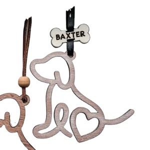 <b>Easter</b> <b>Ornaments</b> Lovers Gifts Pet Tree Decoration Wooden Dog <b>Ornament</b> Christmas - Product Image 1
