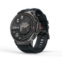 Montre connectée de sport V69, 1,85 pouce, Android IOS, étanche IP68, contrôle gestuel, test de stress, suivi du sommeil