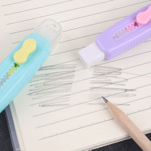 描画書き込み消去可能なペンかわいいプッシュプルPVCブラシクリエイティブスケッチ学校用プロモーション消しゴム - Product Image 5