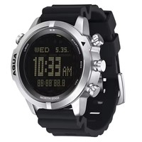 Nouvelle montre de plongée professionnelle NORTH EDGE AQUA 2026 pour homme, ordinateur de plongée NDL 50M, altimètre, baromètre, boussole