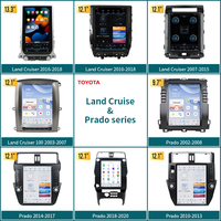 Écran tactile de style Tesla pour Prado 2002-2020 GPS Navi Carplay Stéréo Autoradio Android pour Toyota Land Cruiser 2003-2018