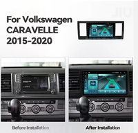 Radio de voiture Android pour VW Caravelle T6 2015 2016 2017 2018 2019 2020 Lecteur vidéo multimédia stéréo Unité principale Navigation GPS de voiture