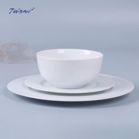 Ensemble de bols en céramique de luxe GXKC, porcelaine blanche, pour nouilles/salade/soupe/petit-déjeuner/ramen/fruits, pour utilisation en restaurant