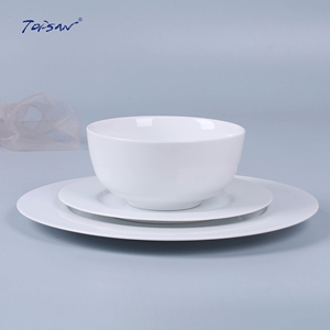 Ensemble de bols en céramique de luxe GXKC, porcelaine blanche, pour nouilles/salade/soupe/<span class=keywords><strong>petit</strong></span>-<span class=keywords><strong>déjeuner</strong></span>/ramen/fruits, pour utilisation en restaurant - Product Image 5