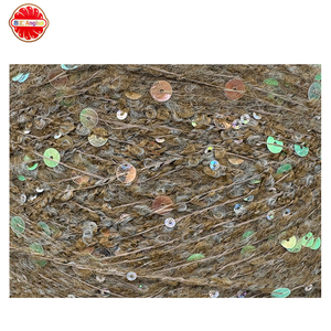 Hilo de lentejuelas de lazo degradado súper suave, nuevo, colorido, teñido, de lana, acrílico, nailon, poliéster, ecológico, reciclado, de alta calidad. - Product Image 2