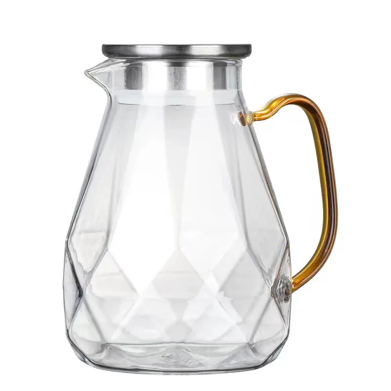 Tùy chỉnh cao thủy tinh borosilicate ấm và ấm thiết kế cổ điển witha Bộ sưu tập của Bộ trà cổ điển trong nhiều màu sắc