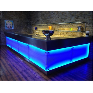 Nuovo Design Bancone <span class=keywords><strong>Bar</strong></span> con Illuminazione LED per Hotel, Ristoranti, Centri Commerciali e Club Notturni, Ideale per Bubble Tea - Product Image 6