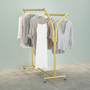 Porte-<span class=keywords><strong>vêtements</strong></span> double rangée simple style Island, avec <span class=keywords><strong>étagère</strong></span> centrale et double barre, <span class=keywords><strong>pour</strong></span> salon et magasin de <span class=keywords><strong>vêtements</strong></span> - Product Image 6