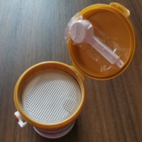 Boîtes métalliques vides de lait sec en poudre personnalisées de 300 g boîtes de conserve de café en fer blanc avec bouchon à rabat en plastique