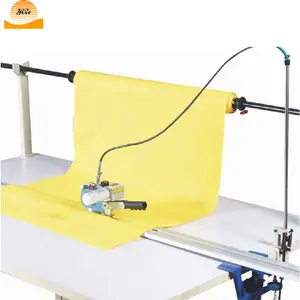 Small Rail-mounted Electric scissors cloth end cutter knife Automatic round blade curtain cloth fabric end cutting machine