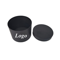 Boîte en papier artisanal cylindrique de petite taille avec logo personnalisé pour l'emballage de tasses, de bougies, de parfums, boîte cadeau en carton