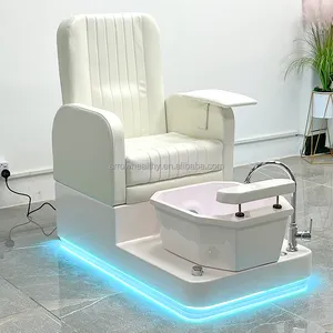 2024 novo design de salão de beleza conjunto de móveis de spa de unhas luxuosos equipamentos de massagem para pés cadeiras de pedicure