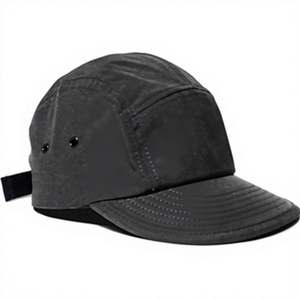 Unisex 5-Panel Baseball Cap Solid Color Breathable Waterproof Mesh Adjustable <b>Magic</b> Sticker Closure Spring Summer Casual Hat - Product Image 1