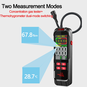 شاشة LED محمولة شاشة عرض صوت إنذار بشهادة سابقة بالكشف عن غاز مشترك ميثان طبيعي قابل للاحتراق قابل للاشتعال - Product Image 4