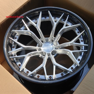 ล้อรถยนต์อัลลอยด์อะลูมิเนียมคาร์บอนไฟเบอร์แบบฟอร์จ ขนาด 19 20 21 22 นิ้ว 5x114.3 สำหรับ Nissan <span class=keywords><strong>GTR</strong></span> R35 <span class=keywords><strong>R34</strong></span> R33 R32 แบบสั่งทำพิเศษ - Product Image 5