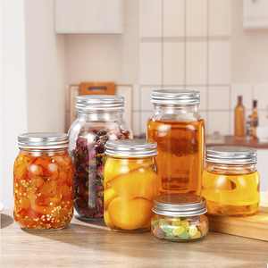 Cấp thực phẩm <span class=keywords><strong>Glass</strong></span> Mason <span class=keywords><strong>Jar</strong></span> với nắp mũ Mini Shot thiết kế không khí chặt chẽ rỗng <span class=keywords><strong>Fancy</strong></span> Custom made bao bì chai lọ đặt cho thực phẩm - Product Image 2