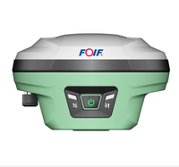 1408 canaux IMU FOIF A66MAX GPS RTK avec laser et deux caméras IP68 Bluetooth/WiFi -30~+65 pour la topographie et le repérage par réalité augmentée