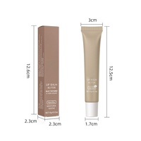 Gloss à lèvres hydratant et repulpant, longue tenue, waterproof, végétalien, infusé à l'huile, 15g, marque privée