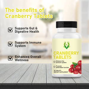 Tabletas de Arándano Rojo ODM OEM con Vitamina C, Apoya la Salud Digestiva Intestinal, Refuerza el Sistema Inmunológico, Extractos Herbales - Product Image 2