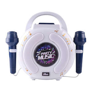 Micrófono Altavoz Inalámbrico para <span class=keywords><strong>Karaoke</strong></span>, Micrófono para Escuchar Música y Cantar, Juguetes Educativos para Niños - Product Image 1