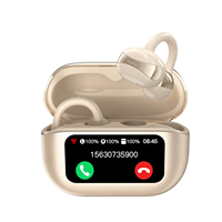 Écouteurs TWS BT V5.3 à clip d'oreille, Type-C, étanches IPX4, pour le sport, compatibles Android et iOS, mini, portables, son HiFi, sans fil