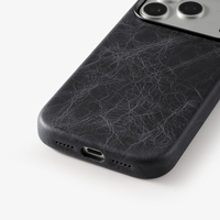 Étui magnétique de luxe en cuir italien de haute qualité pour 15/16/17/18 Pro Max avec protection à 360° Accessoires technologiques personnalisés