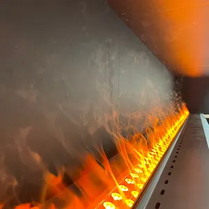 Die längste Flammen länge Nebel Einsatz Neon Feuer dekorative 3D Dampf Dampf Wasser elektrischen Kamin