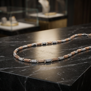 Collier élégant en argent Satva avec finition rhodiée pour un usage quotidien unisexe, les événements sociaux et les accessoires de mode - Product Image 6