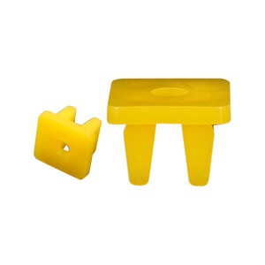 Auto Fastener <b>Clip</b> 13x8.4x7.8mm Yellow Plastic Mounting Base for License Plate <b>Frame</b> Repair Replacement Parts - Product Image 2