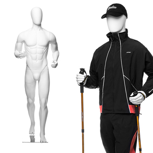 Maniquíes masculinos blancos <span class=keywords><strong>de</strong></span> <span class=keywords><strong>postura</strong></span> <span class=keywords><strong>de</strong></span> senderismo <span class=keywords><strong>de</strong></span> plástico para exhibición <span class=keywords><strong>de</strong></span> ventana maniquíes masculinos <span class=keywords><strong>de</strong></span> cuerpo completo para exhibición <span class=keywords><strong>de</strong></span> ropa - Product Image 1