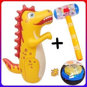 ของเล่นไดโนเสาร์เป่าลมแบบโยกเยก ขนาด 95 ซม. ทำจาก PVC สำหรับเด็กเล่น - Product Image 2