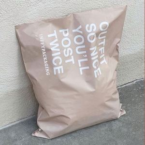 Enveloppes en polyéthylène autocollantes écologiques, personnalisées, imperméables, mates, pour l'expédition de vêtements, pour une utilisation en supermarché - Product Image 3