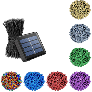 Guirnalda <span class=keywords><strong>de</strong></span> <span class=keywords><strong>Luces</strong></span> <span class=keywords><strong>Solares</strong></span> para Exteriores, IP65, Acero Inoxidable, 50 LED, Bolas <span class=keywords><strong>de</strong></span> Cristal, 8 Modos, <span class=keywords><strong>Luces</strong></span> <span class=keywords><strong>de</strong></span> Jardín, <span class=keywords><strong>Luces</strong></span> <span class=keywords><strong>de</strong></span> <span class=keywords><strong>Navidad</strong></span> - Product Image 1