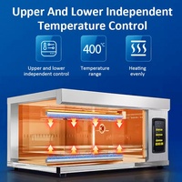 Four à pâtisserie commercial multifonctionnel au gaz encastrable grande capacité pour la cuisson et la cuisson à la vapeur du pain et des gâteaux