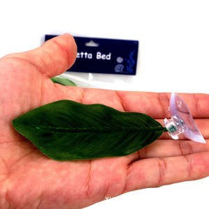 Produits betta pour aquarium Aquarium paysage décoration simulation eau herbe combat <span class=keywords><strong>poisson</strong></span> repos frai feuilles - Product Image 2