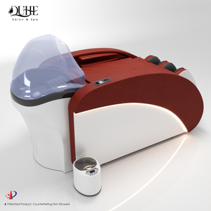 Lit de lavage électrique de luxe moderne pour salon de coiffure et spa, avec fonction vapeur et bassin de lavage thérapeutique - Product Image 1