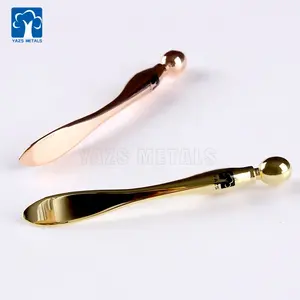 newest high quality zinc alloy beauty massage tools facial eye neck tool beauty equipment with engraved personalized logo