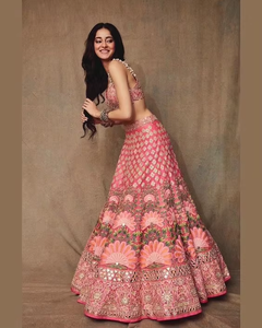 Beautiful Embroidered Lehenga Set | Designer Top & <b>Skirt</b> <b>for</b> Wedding/Party Wear - Product Image 6