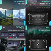 Hikity pour VW Seat Skoda Passat Golf Polo Magotan 9 ''6 + 128G Android Car Audio Autoradio Wireless Carplay/Android Auto GPS/WiFi
