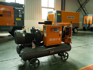 <span class=keywords><strong>Compresseur</strong></span> d'air à piston à vis portable de petite taille, best-seller, haute pression 8 bars 15KW <span class=keywords><strong>avec</strong></span> réservoir d'air - Product Image 4