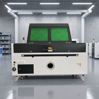 1390 Machine de gravure Laser CO2 100W contrôleur Ruida haute précision refroidissement par eau AI DXF DST acrylique bois plastique pierre