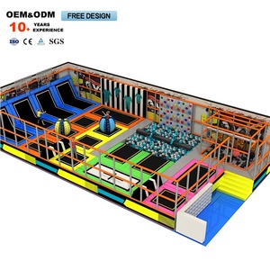 Trampolín Interactivo con Toboganes Grandes y Piscina de Pelotas, Configuración Completa para Interiores, Parque de Trampolines Comercial para Adultos y Niños - Product Image 5