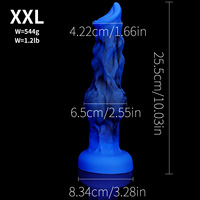 Dildo bleu en forme d'alien, pénis réaliste pour chien, dilatateur anal gay, plug, jouets de masturbation féminine, vente en gros de jouets BDSM pour adultes