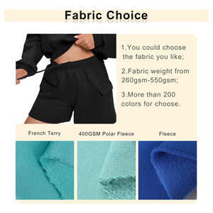 ชุดวอร์มใส่วิ่งสำหรับทั้งชายและหญิงชุดวอร์มผ้าคอตตอนผ้าฟลีซ100% พิมพ์ลายปักโลโก้ - Product Image 3