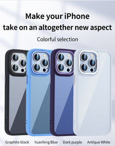 Para <span class=keywords><strong>iPhone</strong></span> 16 Elegante funda <span class=keywords><strong>de</strong></span> metal transparente minimalista con protección <span class=keywords><strong>de</strong></span> cámara Marco suave y características reflectantes <span class=keywords><strong>de</strong></span> prisma - Product Image 4