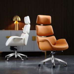 Chaises de bureau de direction de luxe au design moderne Daisy 2025, chaise de bureau ergonomique en maille à dossier haut, accoudoirs 3D - Product Image 4